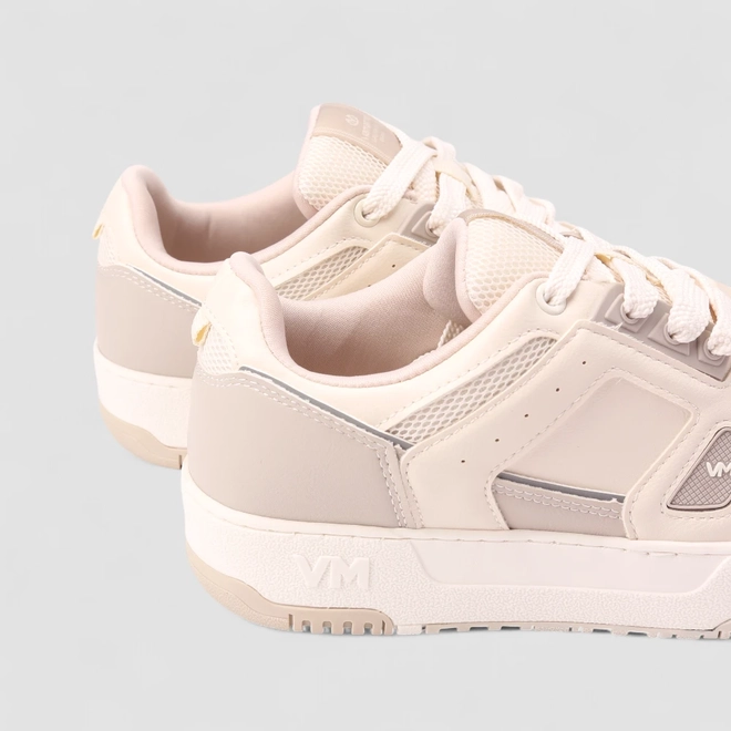 Tênis Casual Feminino Via Marte Recortes Off White