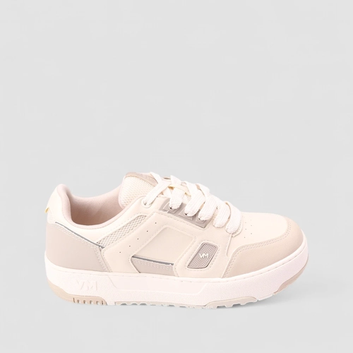Tênis Casual Feminino Via Marte Recortes Off White