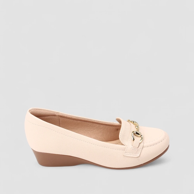 Mocassim Feminino Modare Detalhe Fivela Off-White