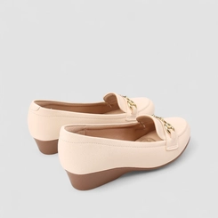 Mocassim Feminino Modare Detalhe Fivela Off-White