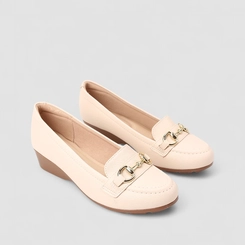Mocassim Feminino Modare Detalhe Fivela Off-White