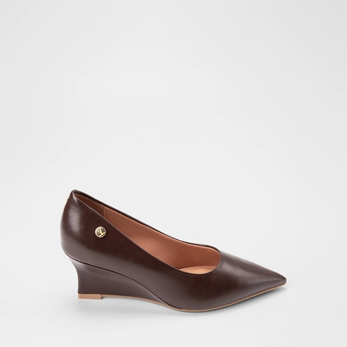 Scarpin Feminino Vizzano Anabela Marrom