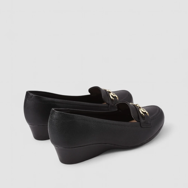 Mocassim Feminino Modare Ultraconforto Detalhe Bridão Preto