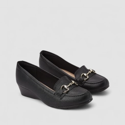 Mocassim Feminino Modare Ultraconforto Detalhe Bridão Preto