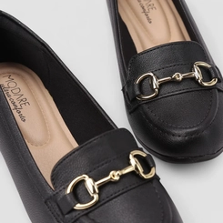 Mocassim Feminino Modare Ultraconforto Detalhe Bridão Preto