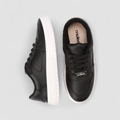 Tênis Casual Feminino Moleca Preto
