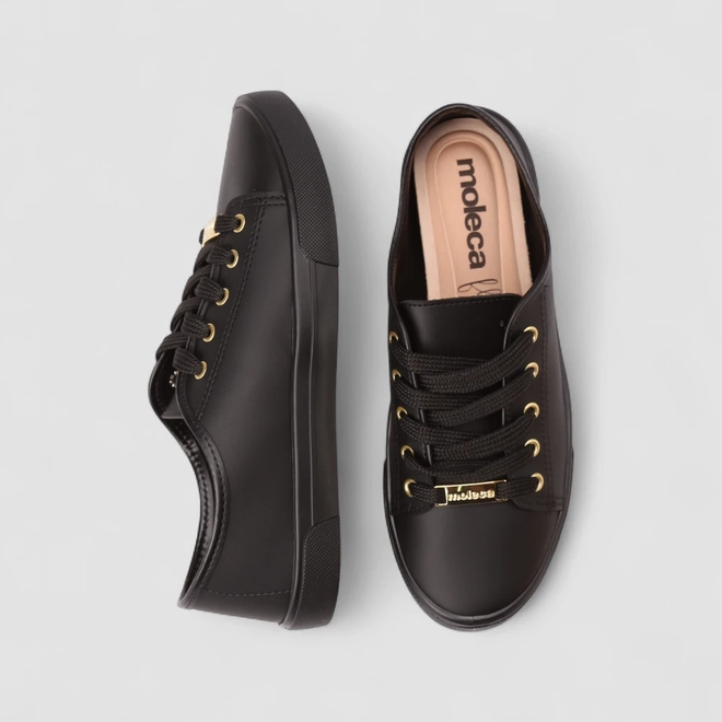 Tênis Casual Feminino Moleca Preto