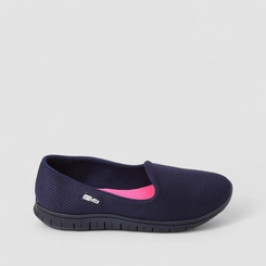 Slip On Feminino Actvitta Calce Fácil Marinho