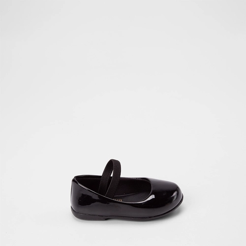 Sapatilha Boneca Bebê Gabrielinha Verniz Preto