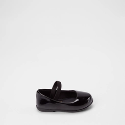 Sapatilha Boneca Bebê Gabrielinha Verniz Preto
