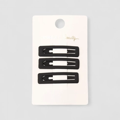 Kit 3 Presilhas De Cabelo Gabriela Beuty Preto