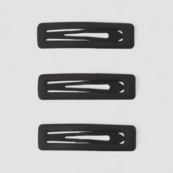 Kit 3 Presilhas De Cabelo Gabriela Beuty Preto
