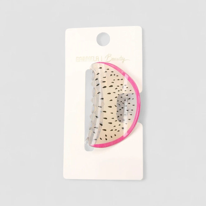 Prendedor de Cabelo Gabriela Beauty Fruta Pitaya Rosa