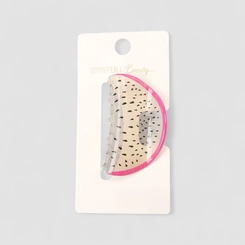 Prendedor de Cabelo Gabriela Beauty Fruta Pitaya Rosa