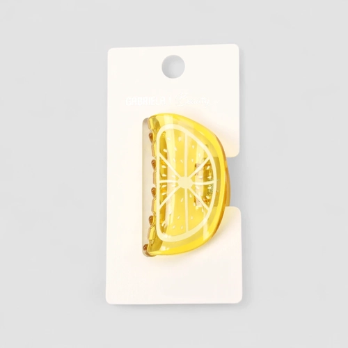 Prendedor de Cabelo Gabriela Beauty Limão Amarelo
