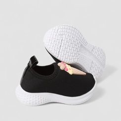 Tênis Casual Infantil Gabrielinha Detalhe Sorvete Preto