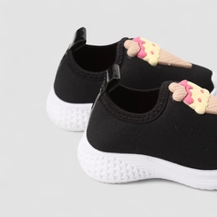 Tênis Casual Infantil Gabrielinha Detalhe Sorvete Preto