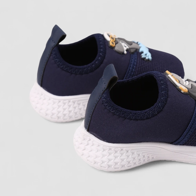 Slip On Infantil Vertus Calce Fácil Tubarão Marinho