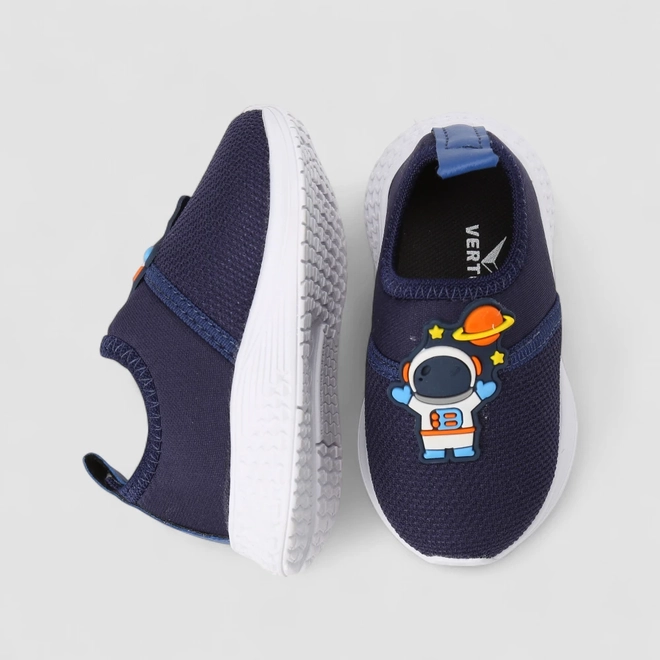 Tênis Casual Infantil Vertus Detalhe Espacial Marinho