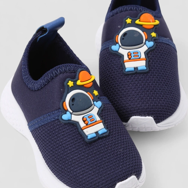 Tênis Casual Infantil Vertus Detalhe Espacial Marinho