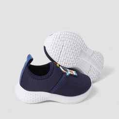 Tênis Casual Infantil Vertus Detalhe Espacial Marinho