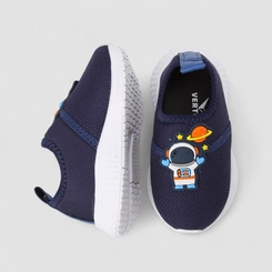 Tênis Casual Infantil Vertus Detalhe Espacial Marinho
