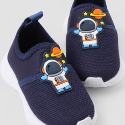 Tênis Casual Infantil Vertus Detalhe Espacial Marinho