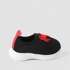Slip On Infantil Vertus Detalhe Aranha Calce Fácil Vermelho & Preto