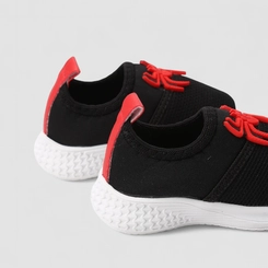 Slip On Infantil Vertus Detalhe Aranha Calce Fácil Vermelho & Preto