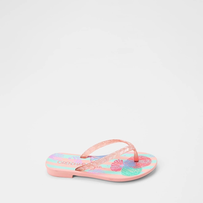 Chinelo Infantil Grendha Conchas Rosa