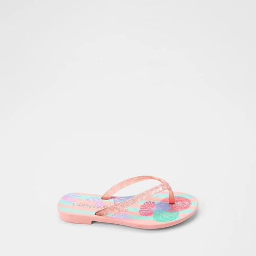 Chinelo Infantil Grendha Conchas Rosa