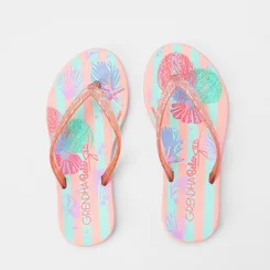 Chinelo Infantil Grendha Conchas Rosa