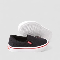Slip On Infantil Star Feet Calce Fácil Preto