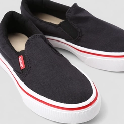 Slip On Infantil Star Feet Calce Fácil Preto