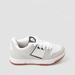 Tênis Casual Infantil Vertus Branco e Cinza