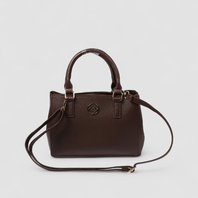 Bolsa De Mão Feminina Penélope Transversal Marrom