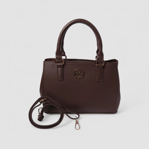 Bolsa De Mão Feminina Penélope Transversal Marrom