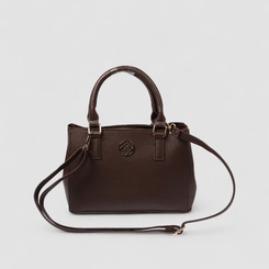 Bolsa De Mão Feminina Penélope Transversal Marrom