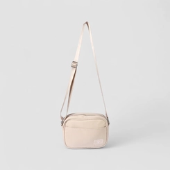 Bolsa Camera Bag Vertus Pequena Transversal Bege