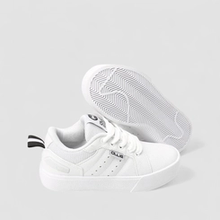 Tênis Casual Infantil Ollie Originals Texturizado Mesh Branco