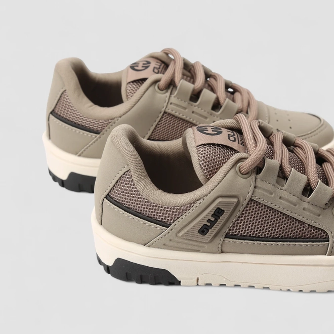 Tênis Casual Infantil Ollie Originals Mesh Cinza