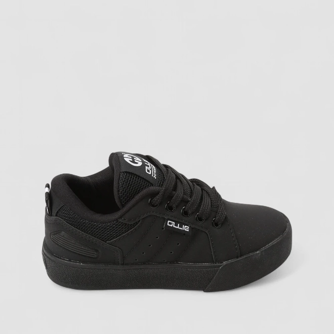 Tênis Casual Infantil Ollie Originals Nobuck Mesh Preto