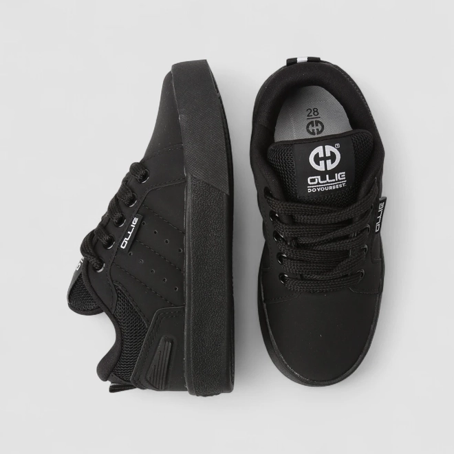 Tênis Casual Infantil Ollie Originals Nobuck Mesh Preto