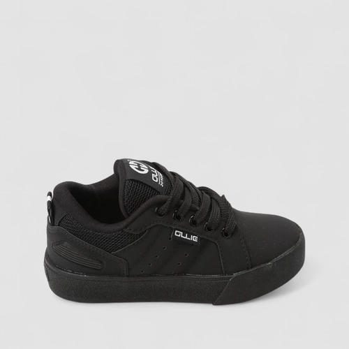 Tênis Casual Infantil Ollie Originals Nobuck Mesh Preto