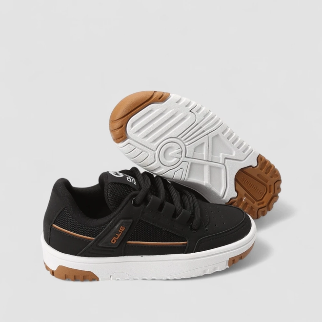 Tênis Casual Infantil Ollie Originals Mesh Preto
