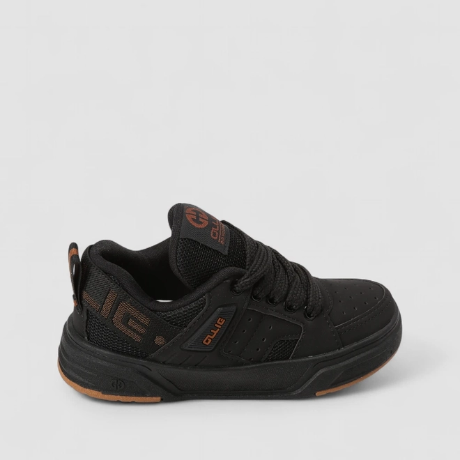 Tênis Casual Infantil Ollie Originals Mesh Preto