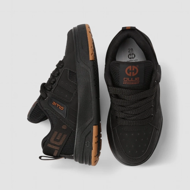 Tênis Casual Infantil Ollie Originals Mesh Preto