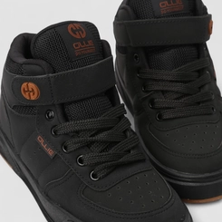 Tênis Casual Infantil Ollie Originals Cano Médio Nobuck Preto