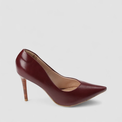 Scarpin Feminino Gabriela Salto Alto Fino Vinho