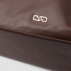 Bolsa Hobo Gabriela Grande Marrom